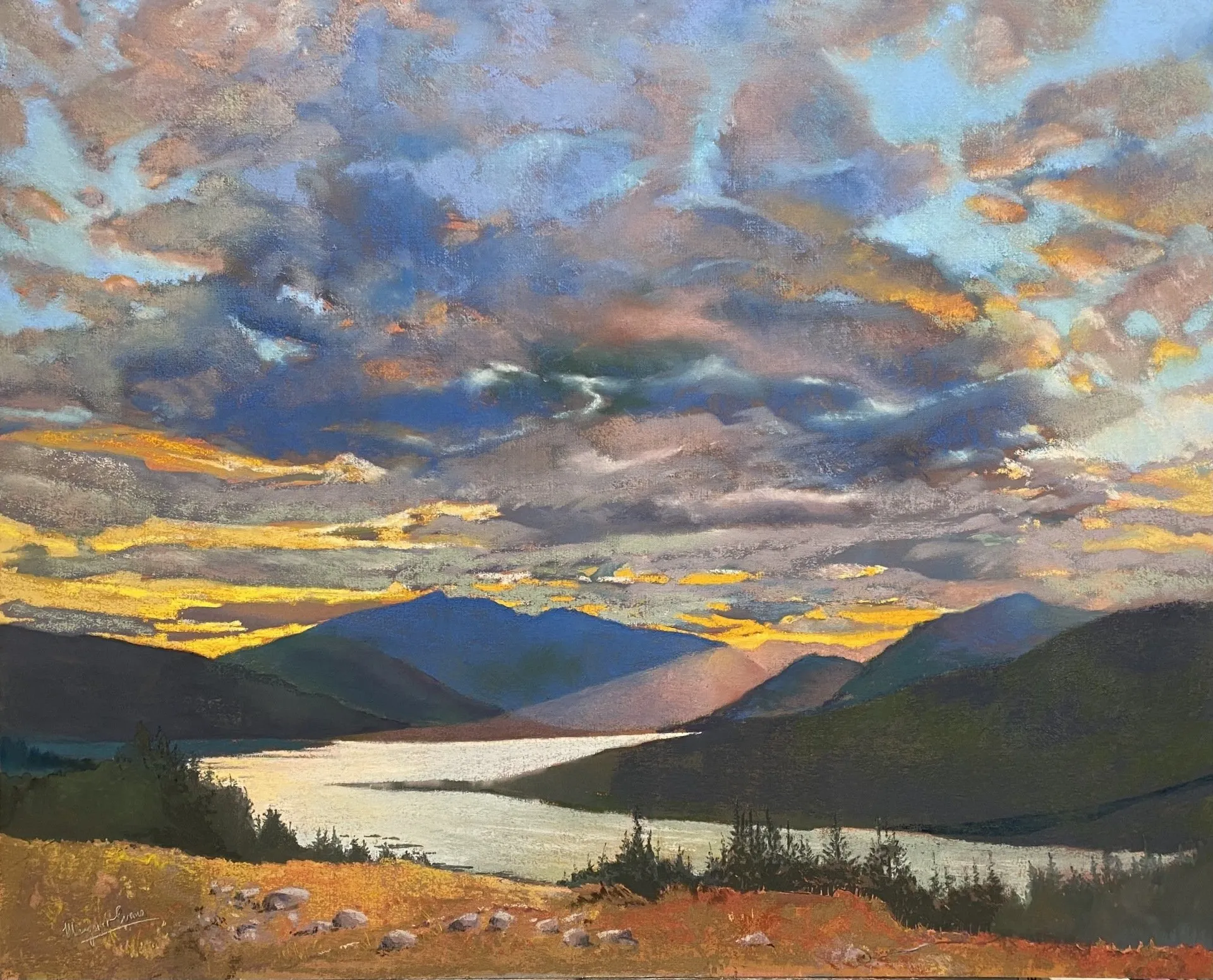 Last Rays on Loch Loyne